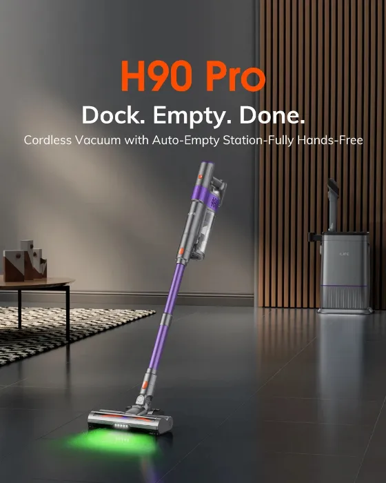ILIFE H90 Pro безпроводной пылесос с автоматической станцией за $99.95