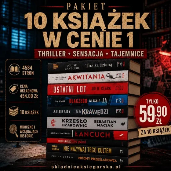 10 книг за 1 — Мега Пак Книгоманиака в Składnica Księgarska