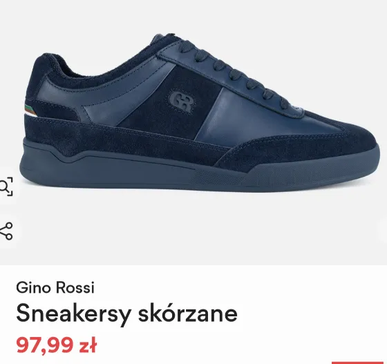 Кожаные кроссовки Gino Rossi за 97,99 zł в CCC