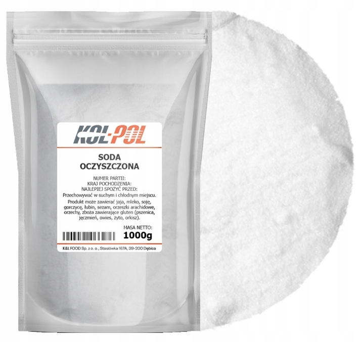 Sodium Bicarbonate 1 kg Now Only 4.55 zł at Allegro