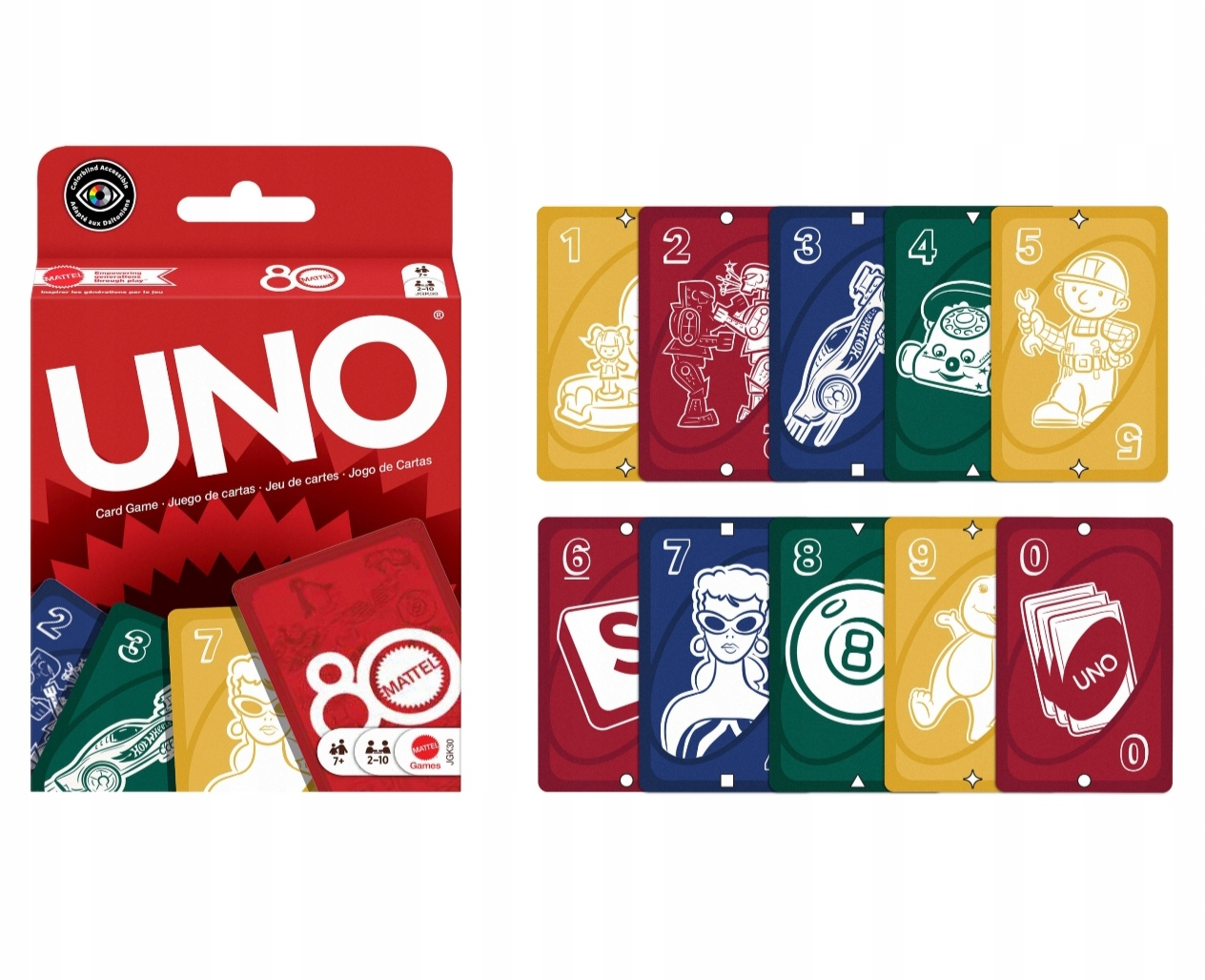 UNO Mattel 80-летие — всего 9,99 zł на Allegro