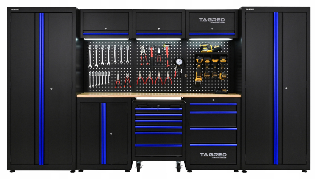 8-Module Workshop Furniture with LED Lighting for 5,599 zł