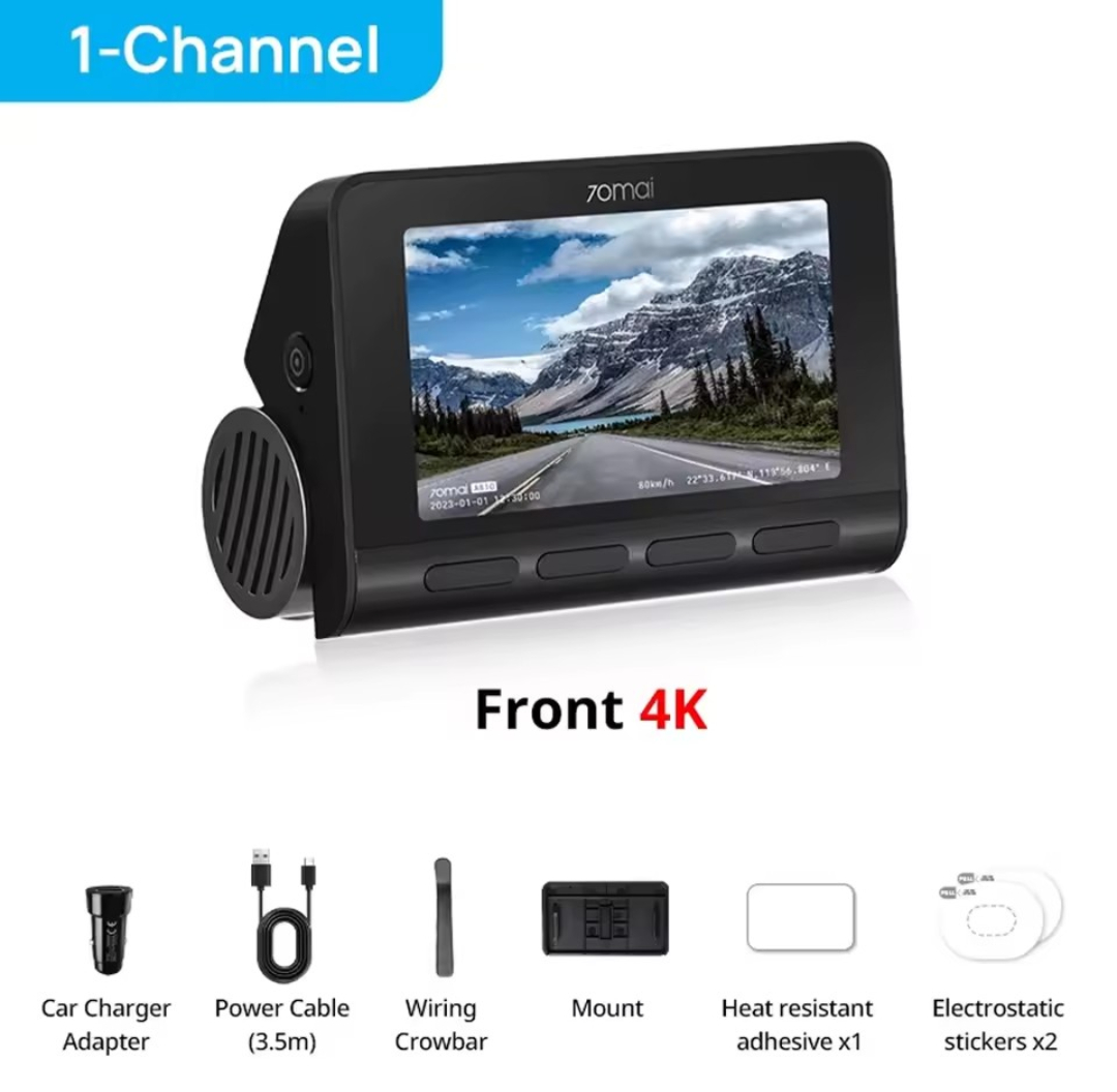 Offer: 70mai Dash Cam 4K A810 - ALIEXPRESS - Poland shipping - $72.75 on AliExpress