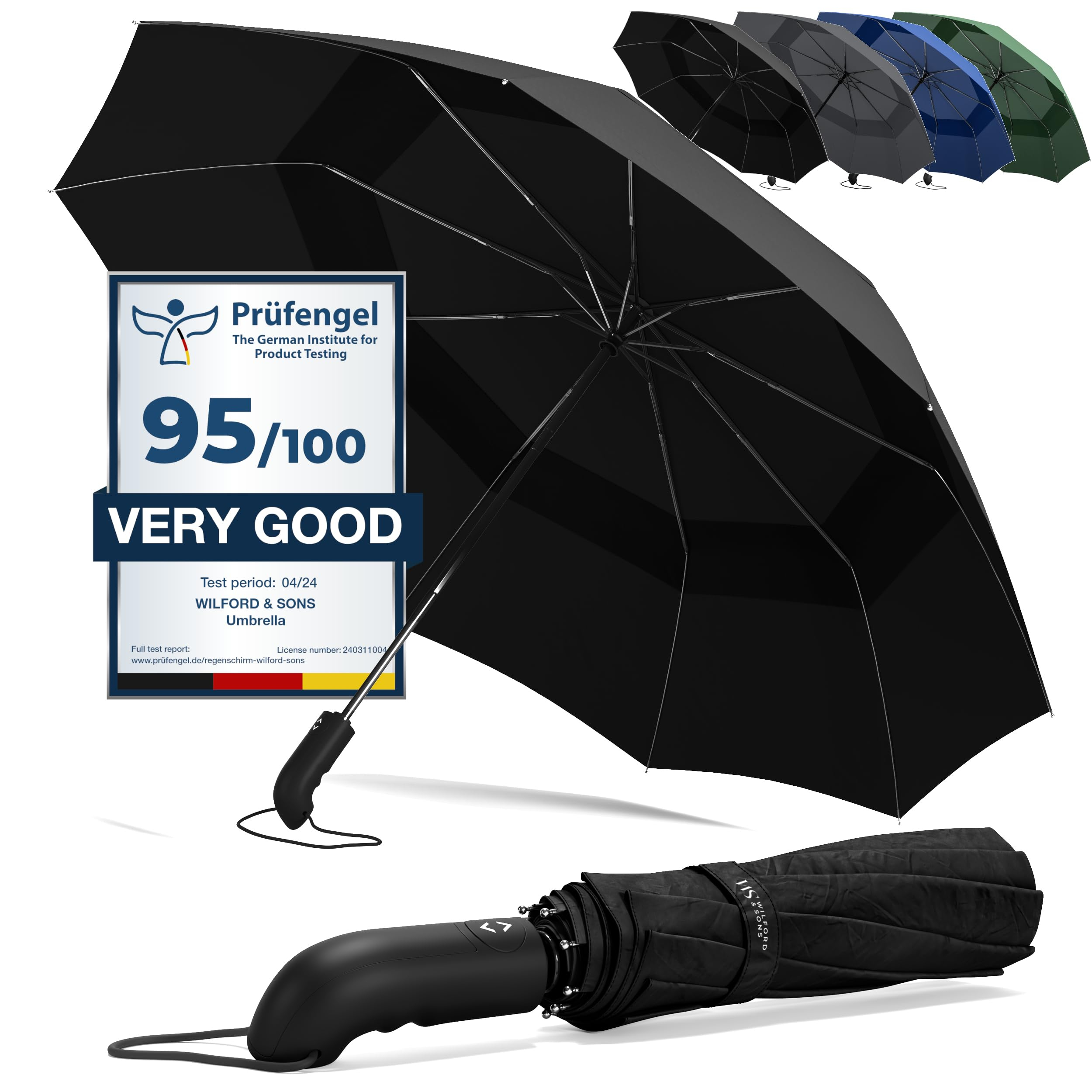 Compact Storm Umbrella with Automatic Open-Close for 35.99 zł
