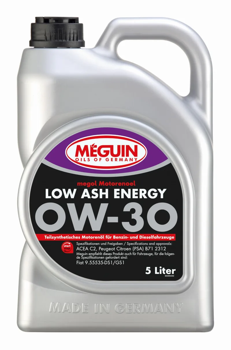 Save 65% on Meguin Low Ash Energy 0W-30 — Now 94.36 zł
