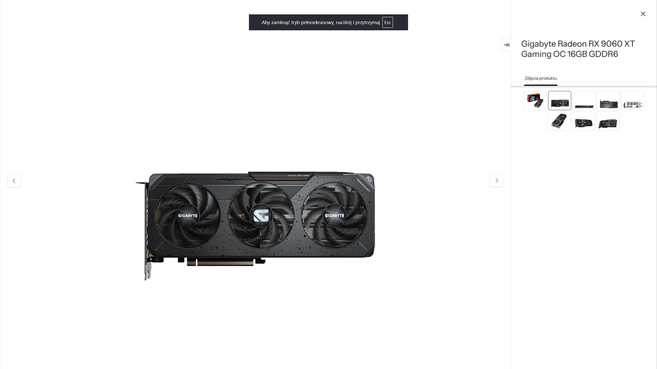 Предложение: видеокарта Gigabyte Radeon RX 9060 XT Gaming OC 16 ГБ GDDR6 (дополнительно ваучер на 15...