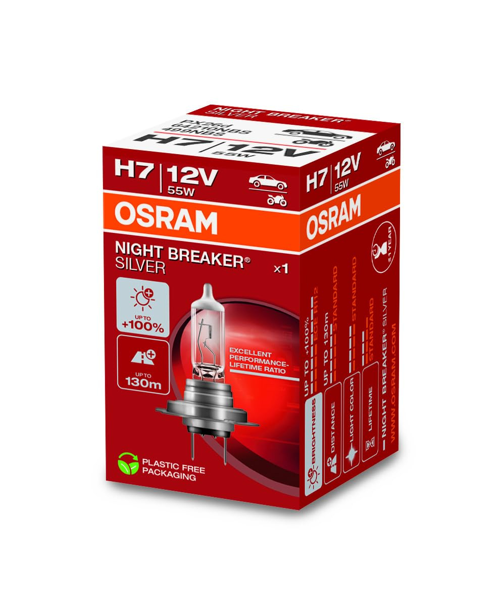 OSRAM NIGHT BREAKER SILVER, H7 for 15.90 zł at Amazon