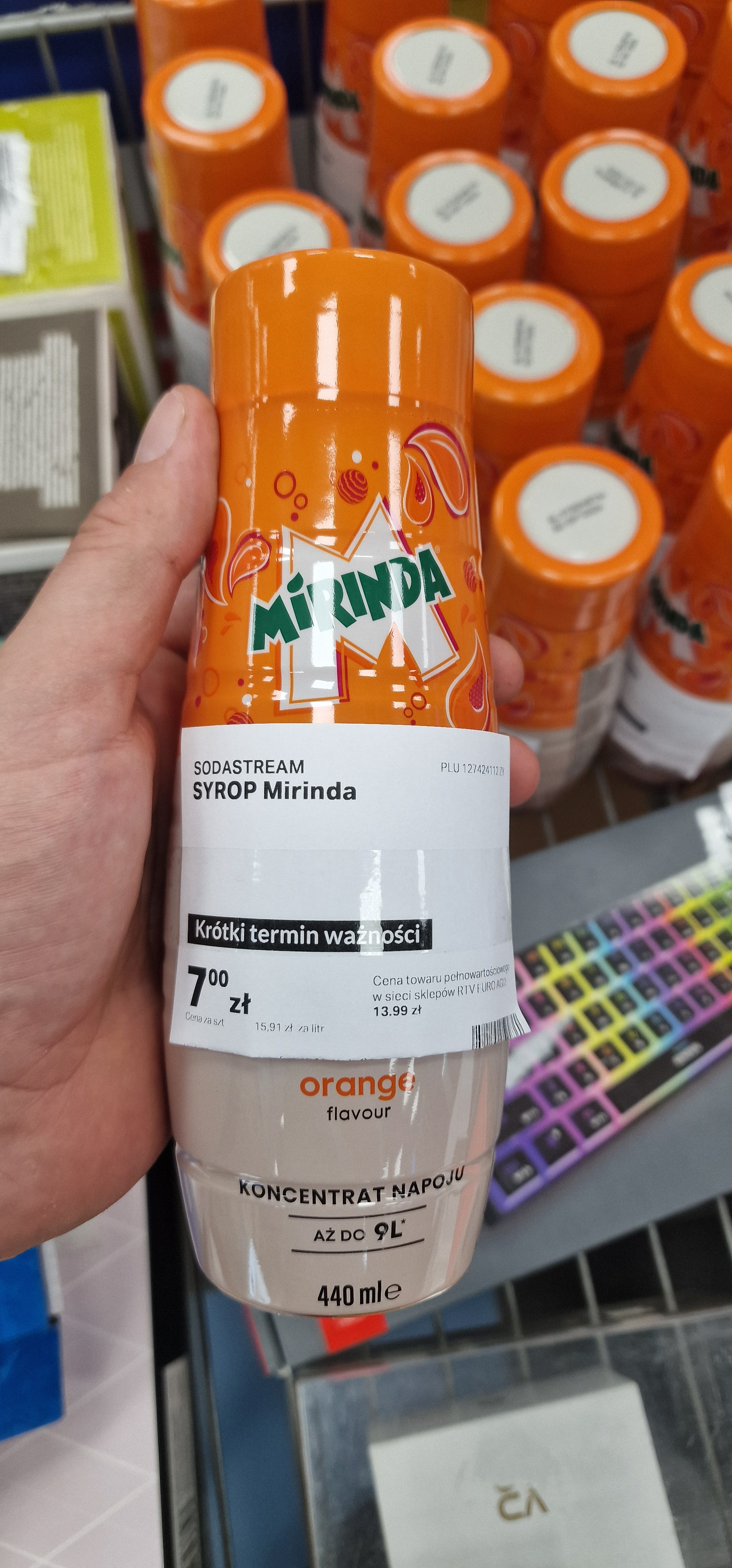 Mirinda SodaStream Concentrate for 7 zł — Save 46% Now
