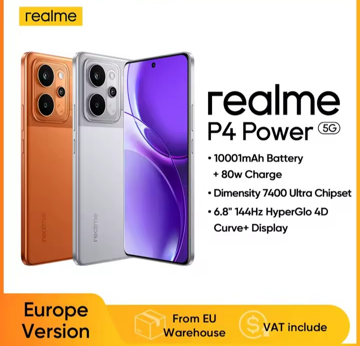 Smartfon Realme P4 Power 5G (Bateria 10001mAh) EU - $395.98