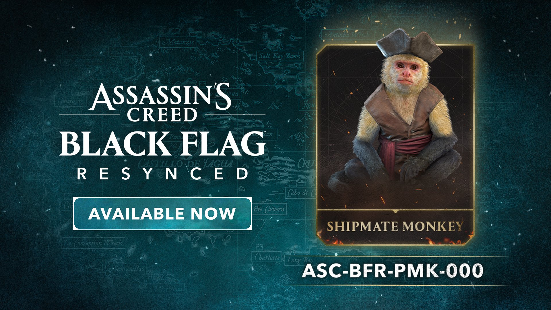 Get Shipmate Monkey Free in Assassin's Creed Black Flag Resynced
