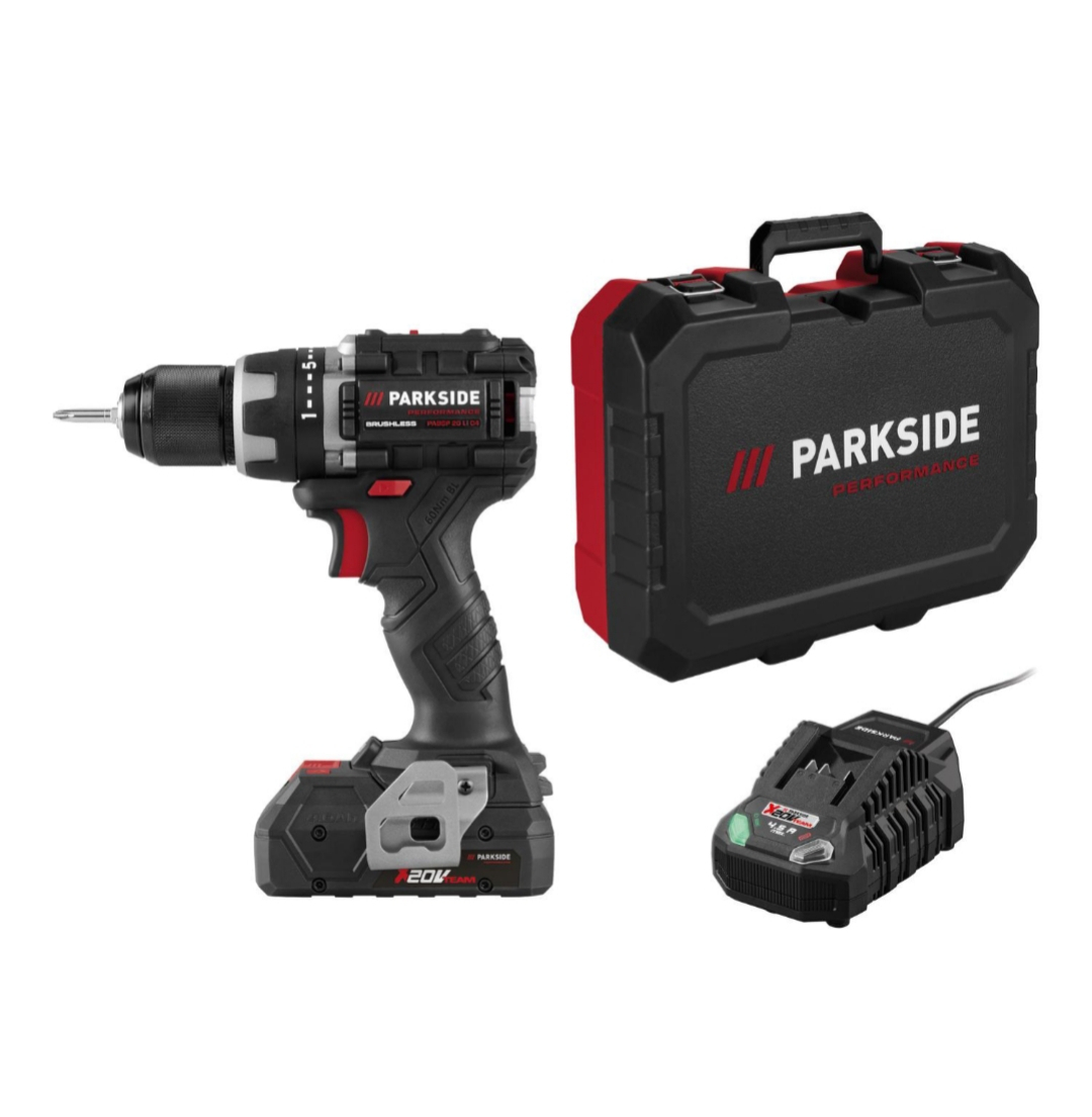 Get 10% Off PARKSIDE 20V Cordless Drill at Lidl