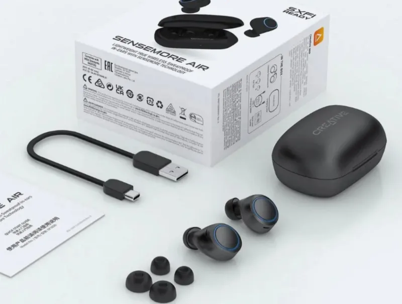 Беспроводные наушники Creative Sensemore Air за 74,99 zł в RTV Euro AGD