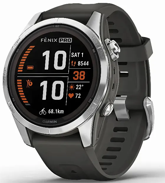 Smartwatch Garmin fenix 7S Pro Solar 42mm GPS Grafитовый ( Раты до 40x0% )