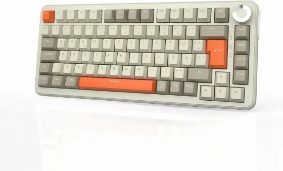 Клавиатура Ajazz AK820MAX Retro (QWERTZ) за 135 zł на Allegro