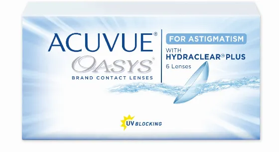 ACUVUE OASYS for Astigmatism Contacts at 33% Off — Now 69.99 zł