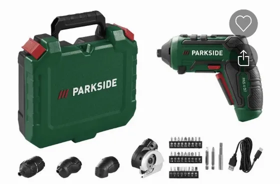 Аккумуляторная отвертка PARKSIDE 4 V сейчас 69 zł в Lidl