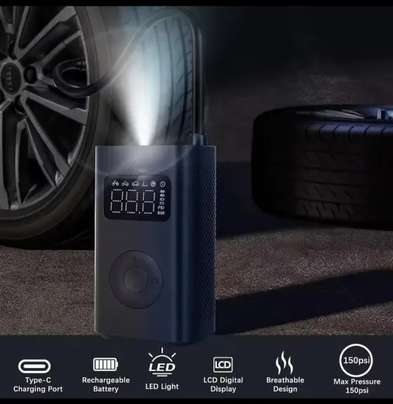 Кompresor pompka Xiaomi Air Pump 2 за 24.34€ на AliExpress