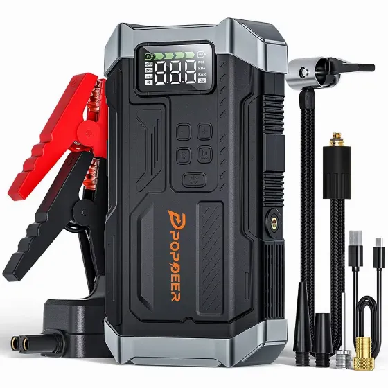 Jumpstarter с компрессором POPDEER PD-JA3 за 22,20 EUR