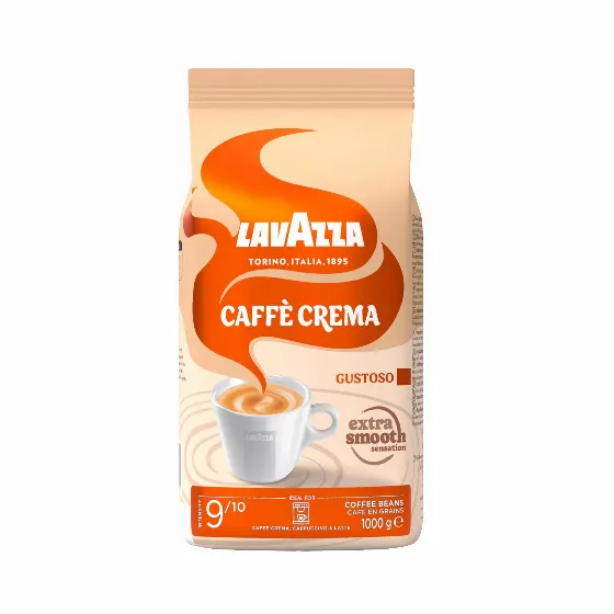 Кава зернова Lavazza Caffè Crema Gustoso 1 кг за 58,93 zł на Amazon.de — магазин: Німеччина