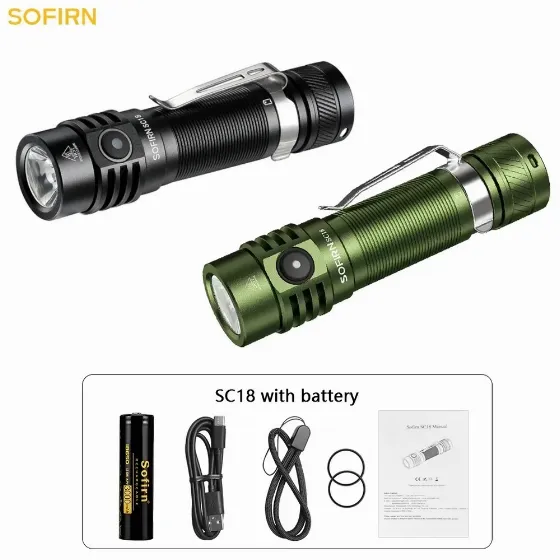 Фонарь Sofirn SC18 за $15.75 — мощность 1800lm