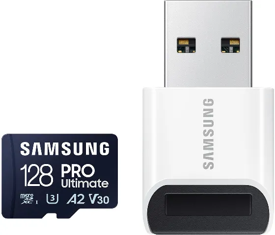 Карта пам'яті SAMSUNG Pro Ultimate microSDXC 128GB + Czytnик за 99,99 zł у Media Expert