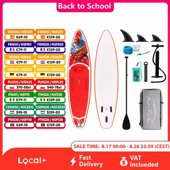 FunWater SUPFR01D надувна дошка SUP за 87,96€ в AliExpress