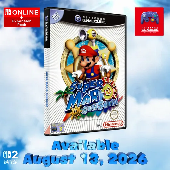 Super Mario Sunshine вже доступна на Switch 2 — Nintendo eShop — магазин: Велика Британія