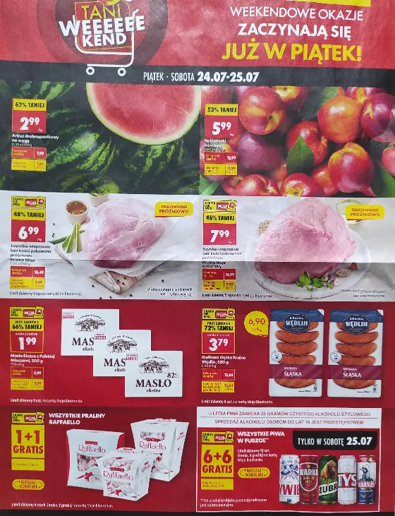 Get Extra Butter for 1.99 zł with Purchase of 3 at Biedronka