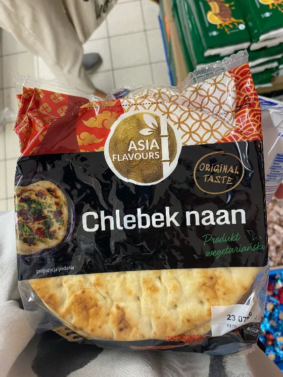Asia flavours хлеб нан 4x80g всего за 0,99 zł в Biedronka
