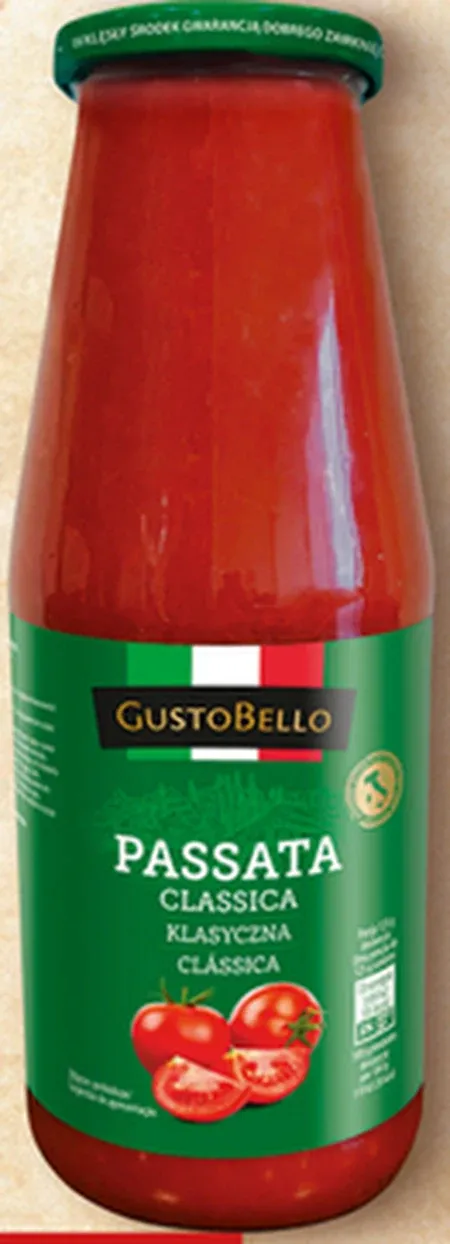 Passata Gusto Bello 690g по 4,49 zł при покупке 2-х штук в Biedronka