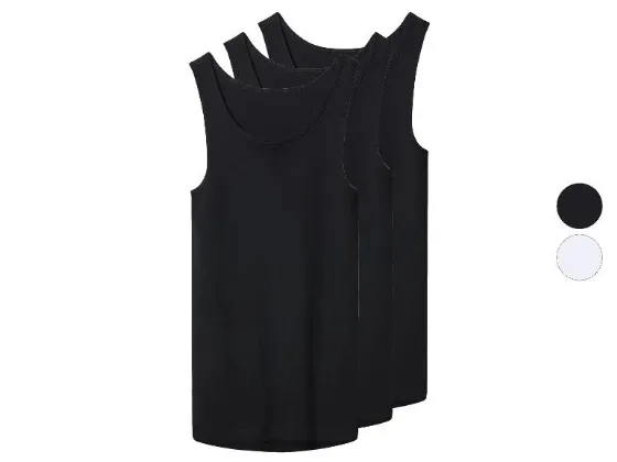 Men's Cotton ESMARA MEN Undershirts, 3-Pack for 16.77 zł