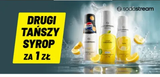 Get a Second Sodastream Syrup for Just 1 zł at Media Expert