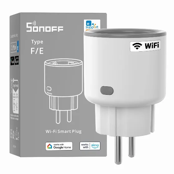 Скидка 28% на Sonoff S60TPF Умная Розетка WiFi в Amazon