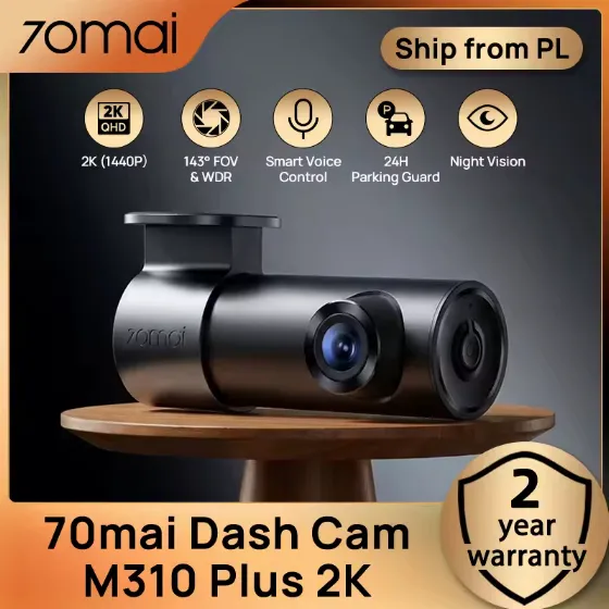 Видеорегистратор 70mai M310 Plus 2K за €28.18 в AliExpress