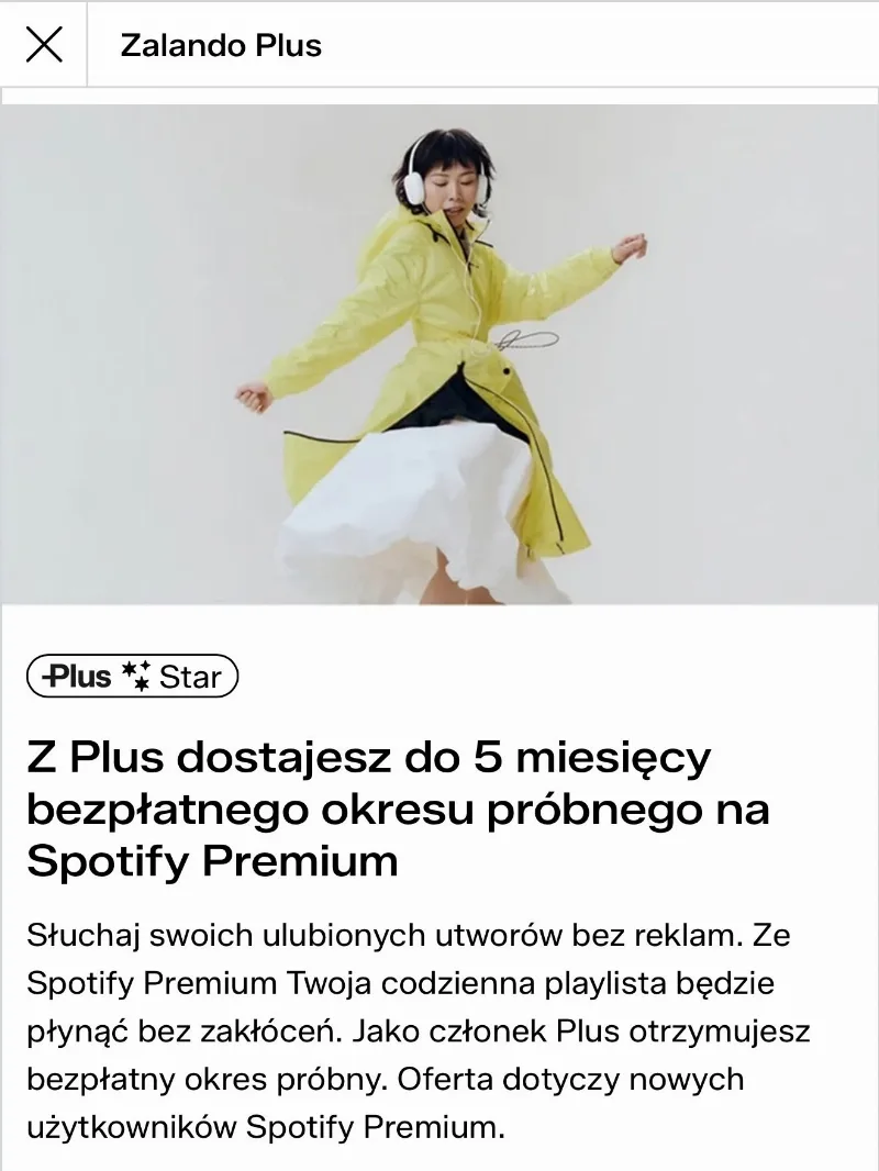 Enjoy Up to 5 Months of Free Spotify with Zalando Plus