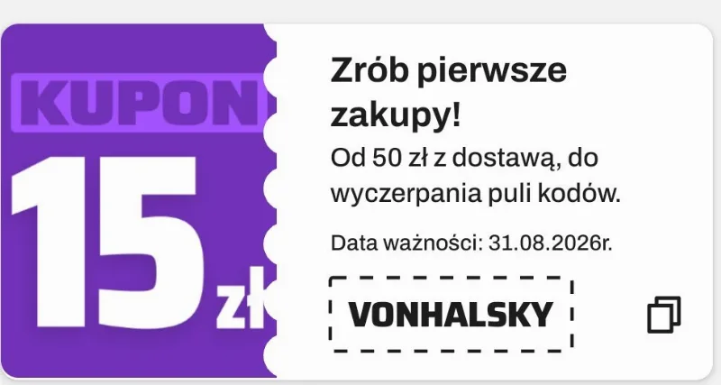Shop for 50 zł or More with Delivery via Inpost App