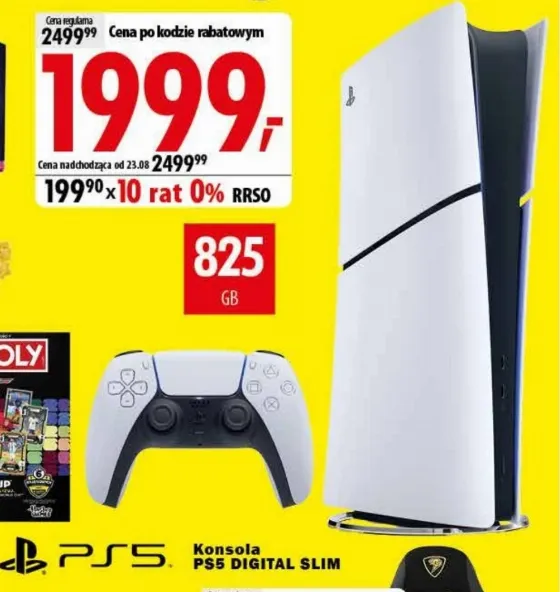 Консоль Playstation 5 + контроллер за 1 999 zł в Media Expert