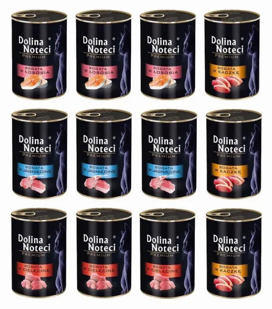Dolina Noteci Cat Wet Food Mix, 12 x 400g for 62.67 zł