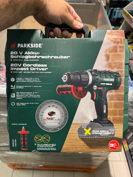 Ударная дрель-шуруповерт 20 В PSBSA 20-Li C3 за 51 zł в Kaufland