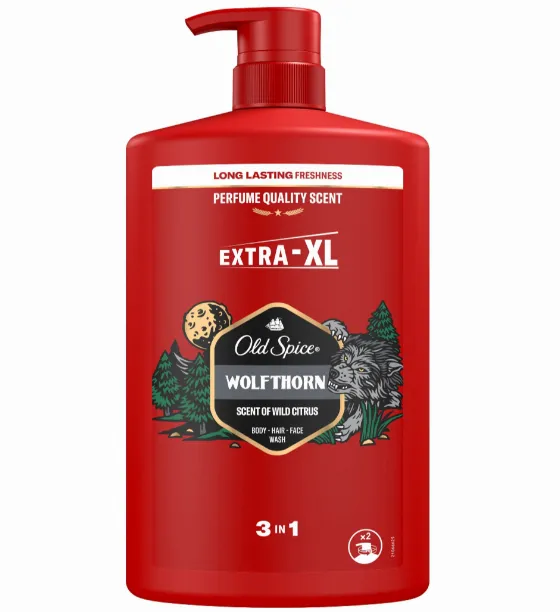 Old Spice Wolfthorn гель для душу 3 в 1 за 24,03 zł в Allegro