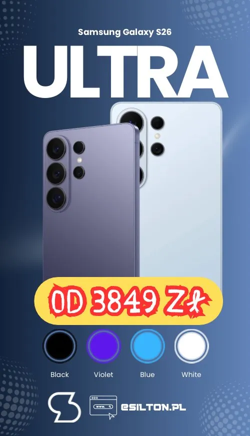 Samsung Galaxy S26 Ultra — Ціна від 3 849 zł у eSilton