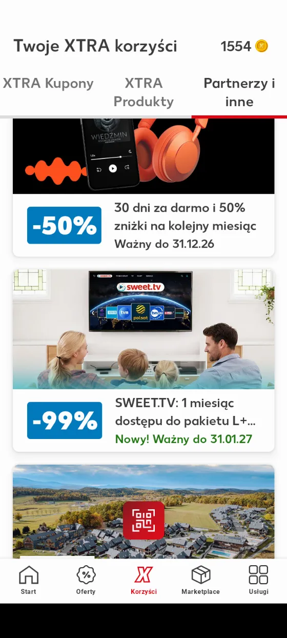 1 місяць пакету L + Polsat від sweet.tv за 1 zł у Kaufland