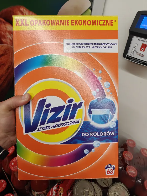 Vizir XXL, порошок для стирки 63 стирки в Lidl за 11,24 zł