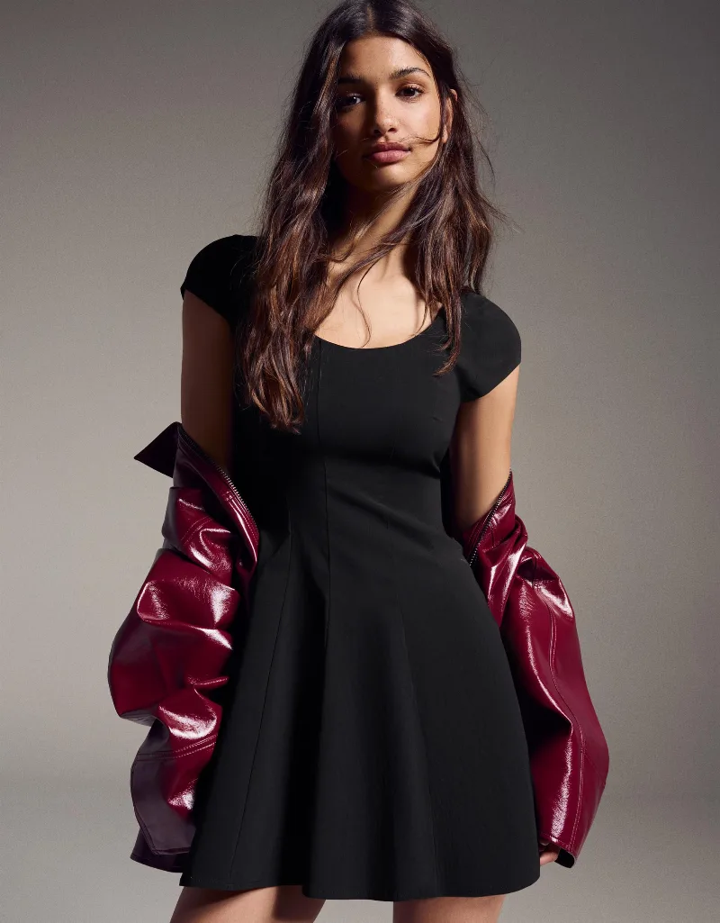 Mini Dress in Bengaline Fabric for Just 49.90 zł