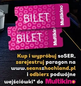 Купіть soSER у Biedronka та отримайте подвійні квитки в Multikino