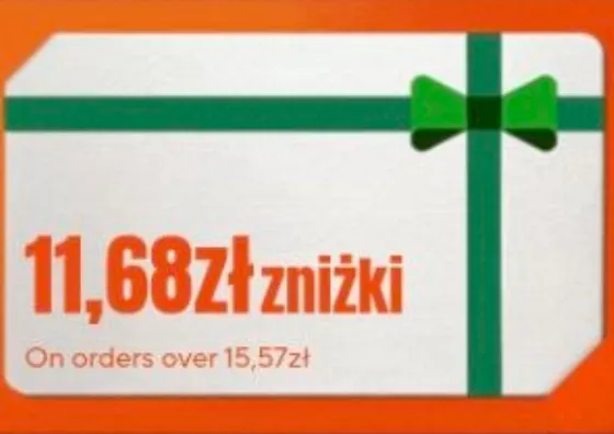 Знижка 11,68 zł при замовленні на 15,57 zł в AliExpress