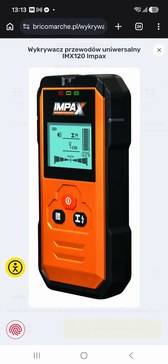 Пропозиція: Кабельний детектор IMX120 Impax, магазин Jarocin в магазині Bricomarche