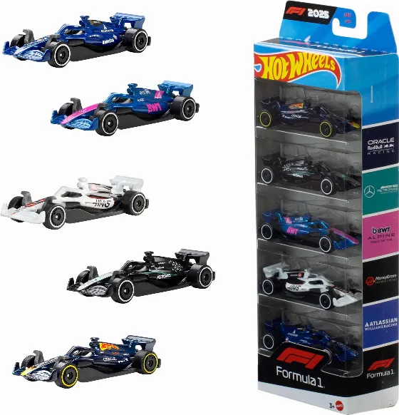 Hot Wheels Формула 1: 5 машинок всего за 33 zł в Amazon
