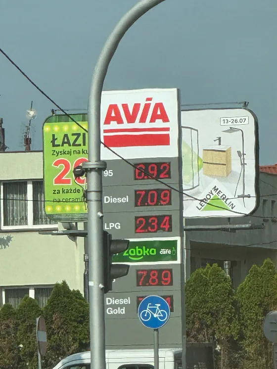 LPG на AVIA Łodygowa 20B всего за 2,34 zł