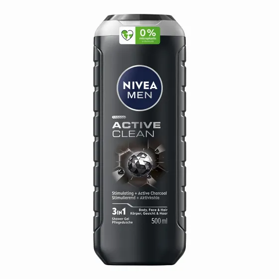 NIVEA MEN Active Clean гель для душа 3в1 за 8,50 zł на Amazon